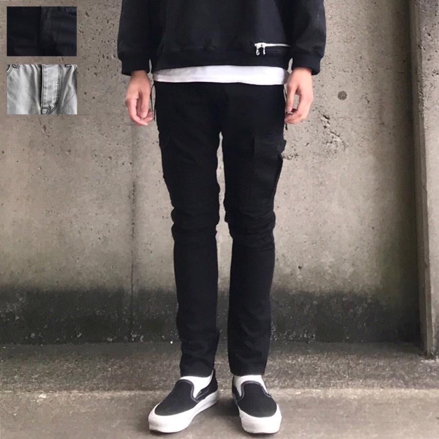 STAMPD スタンプド デニムパンツ CAGO ZIP MOTO DENIM - 2COLOR