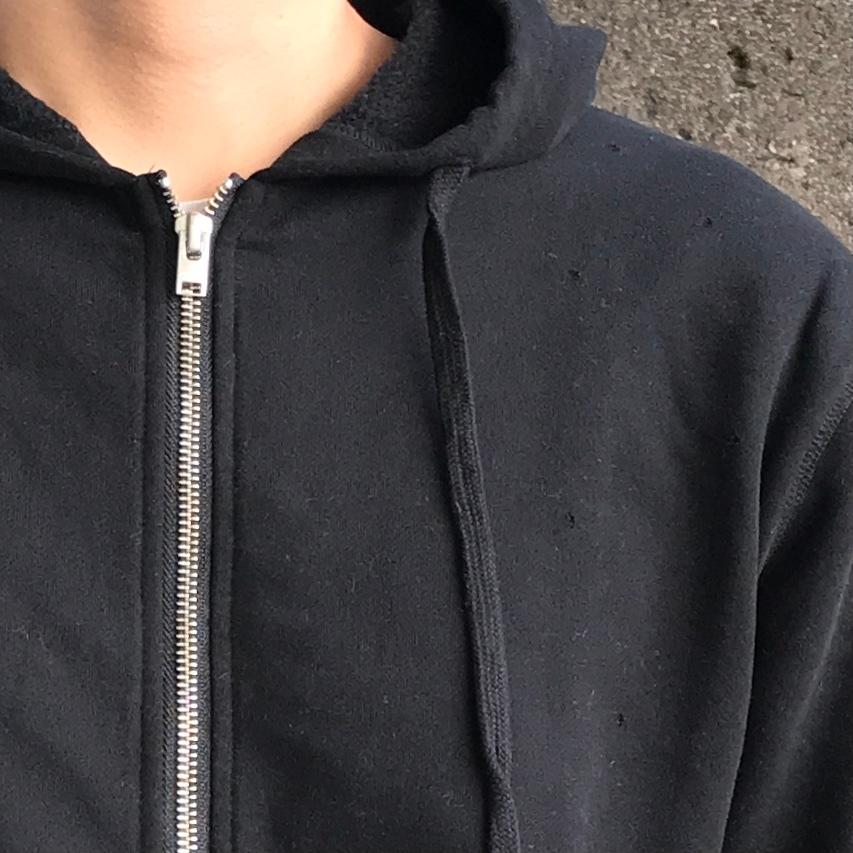 STAMPD（スタンプド） パーカー VOIR DIRE ZIP HOODIE - BLACK : LABO
