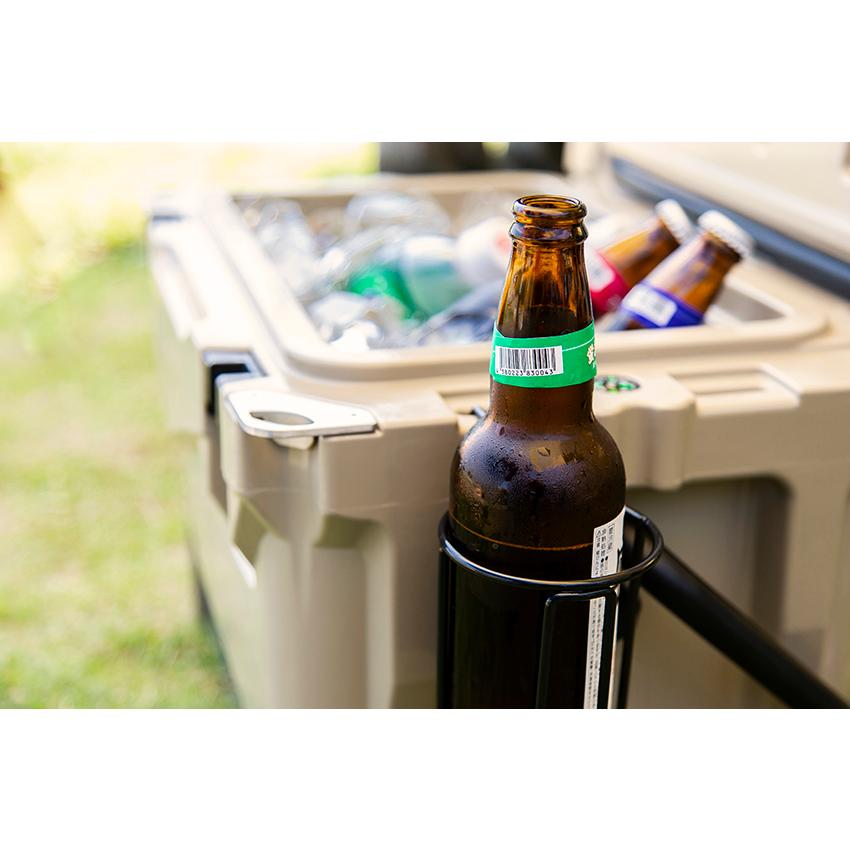 ハードクーラーボックス 45QT (42.8L) ステッカー付 アーミーカモ 迷彩 大型 最強 アウトドア キャンプ 保冷 付属品ありの画像