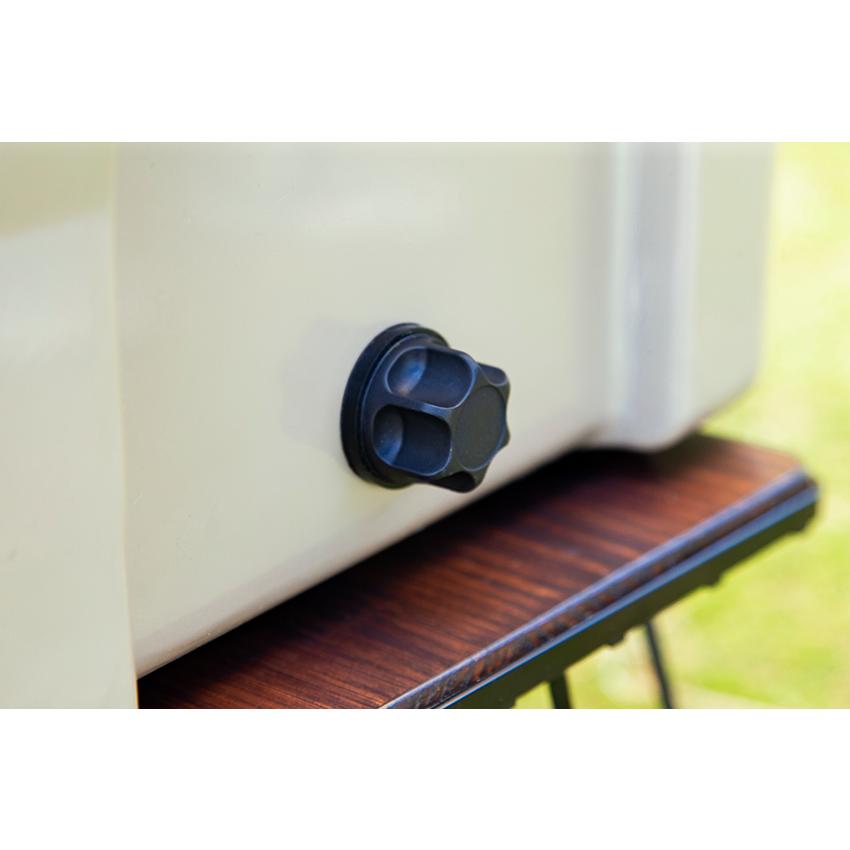 ハードクーラーボックス 45QT (42.8L) ステッカー付 アーミーカモ 迷彩 大型 最強 アウトドア キャンプ 保冷 付属品ありの画像