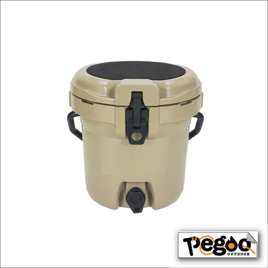 Pegoo ハードウォータージャグ 2.5GL (9.4L) ステッカー付 サンド 
