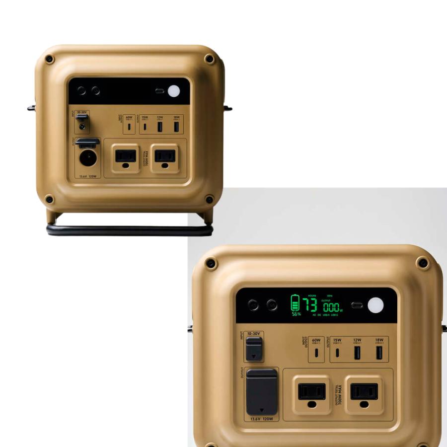 ELECOM エレコム NESTOUT ポータブル電源 DE-NEPS700N 容量712Wh AC出力 712Wh AC定格出力700W AC×2 USB-A×2 USB-C×2 シガーソケット キャリーケース付の画像