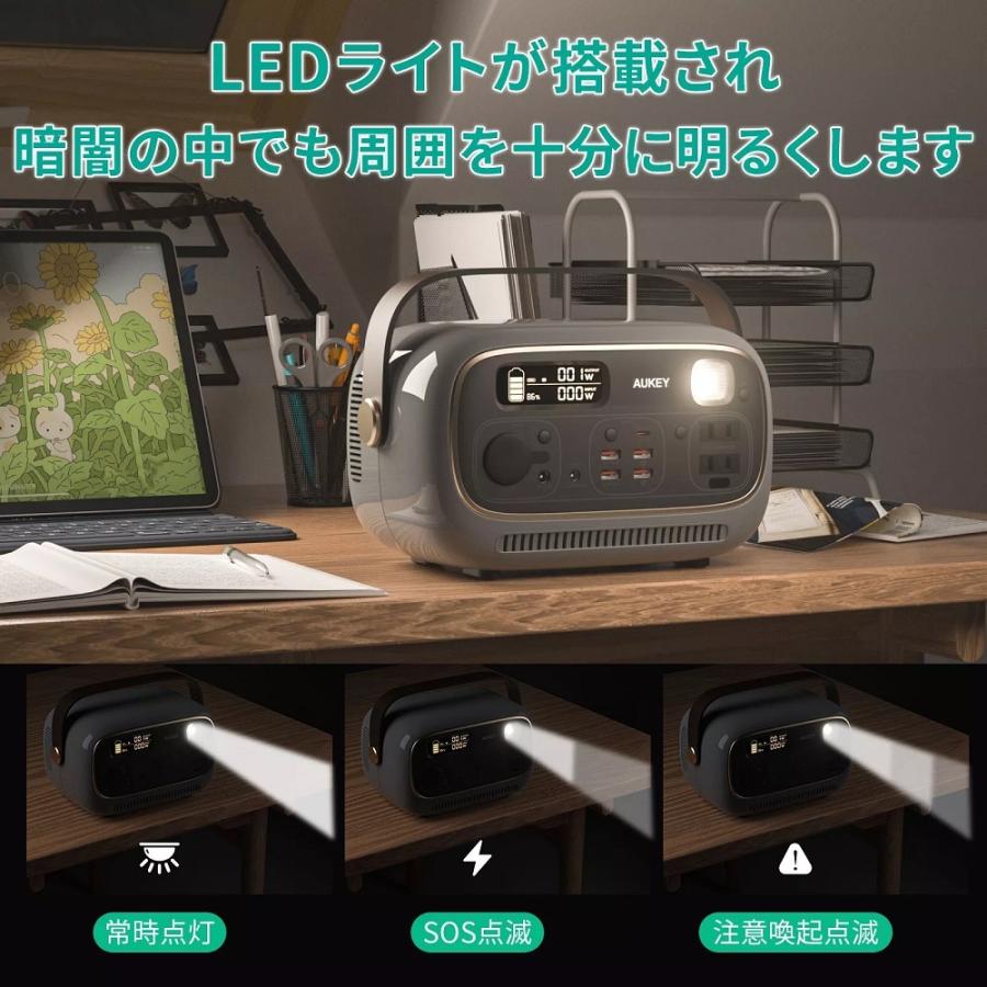 完売御礼】AUKEY 電源タップ ポータブル電源 Power Studio 300