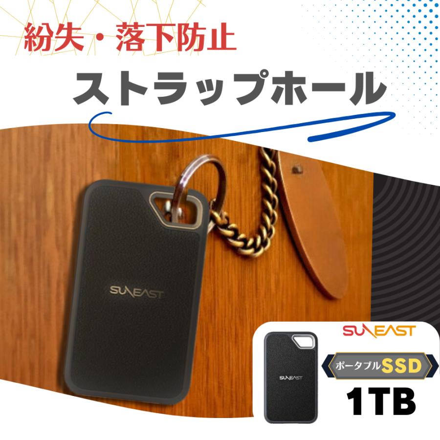 SUNEAST ポータブルSSD 1TB ULTIMATE PRO GOLD 高速転送 大容量 軽量