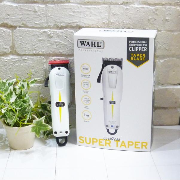ウォール　スーパーテーパー　コードレス 楽天市場】送料無料！WAHL（ウォール）コードレス スーパー