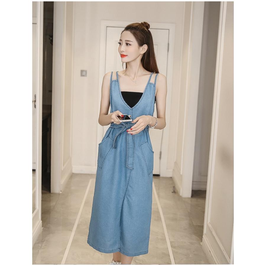 ワンピース 大きいサイズ ワンピース 膝丈 レディース デニムワンピース 無地 チュニックワンピース ノースリーブ 欧米セレブ 18春夏新作 Fc Fasnion Collecttion 通販 Yahoo ショッピング