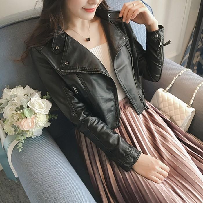 レザージャケット レディース ライダースジャケット フェイクレザージャケット 春アウター コート 18秋冬新作 Fc Fasnion Collecttion 通販 Yahoo ショッピング