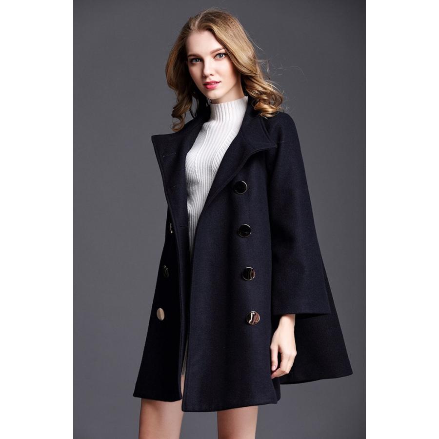 チェスターコート レディース 大きいサイズ ピーコート ロング丈 秋冬アウター 無地 ラシャコート レディース ジャケット 通勤 18秋冬新作 Fc Fasnion Collecttion 通販 Yahoo ショッピング