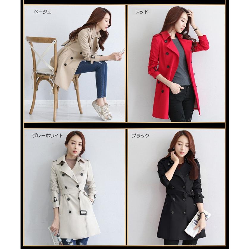 スプリングコート レディース トレンチコート 春 ライトアウター ロング丈 ミディアム レディースコート フォーマル 春アウター 18春秋新作 Fc Fasnion Collecttion 通販 Yahoo ショッピング