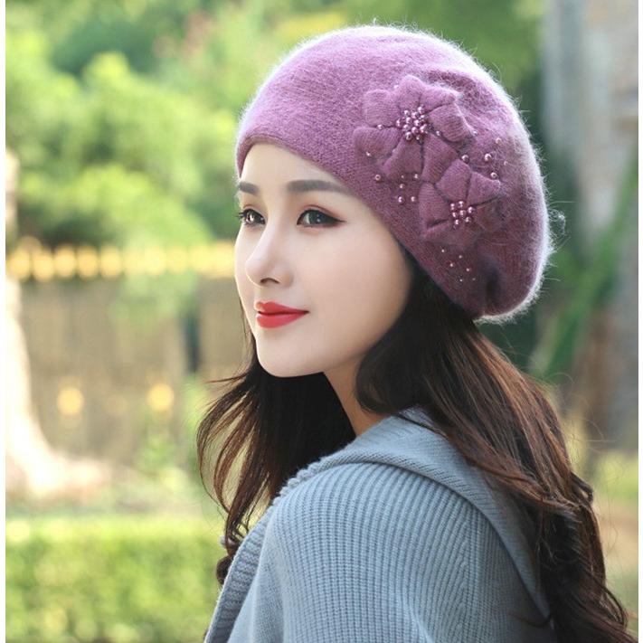 帽子 レディース ベレー帽 フェルトニットキャップ 女性用 秋 冬 防寒対策帽子 :fc03487:FASNION COLLECTTION - 通販  - Yahoo!ショッピング