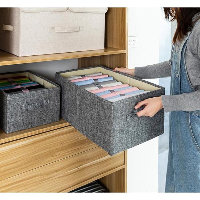 収納ケース おしゃれ 折りたたみ 収納ボックス かご シンプル ハンドル付き 積み重ね 収納棚 整理棚 クローゼット 押入れ 小物 おもちゃ Fc Fasnion Collecttion 通販 Yahoo ショッピング