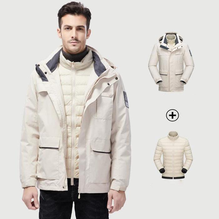 8735円 日本未発売 スキーウェア メンズ レディース スノーボードウェア スキー ジャケット インナー２点セット スポーツウェア 厚手 防寒