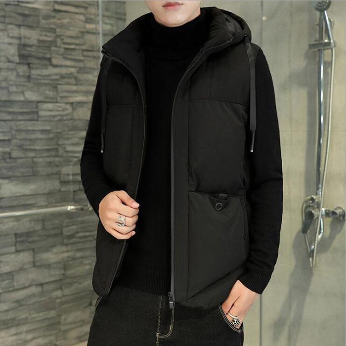 流行 中綿ダウンベスト メンズ ダウンベスト フード付き トップス アウター メンズ 中綿ダウンベス アウター 無地 ジャケット おしゃれ トップス カジュアル 秋冬 大きいサイズ ジャケット Smssvg Org