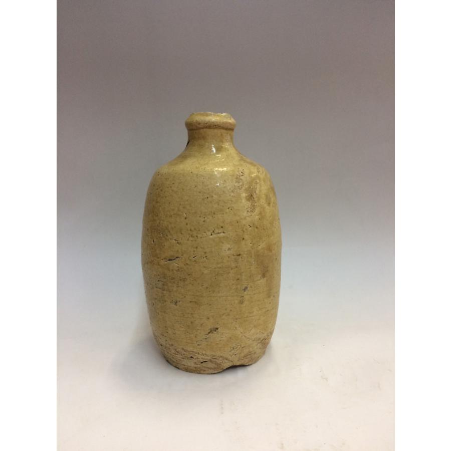 ◆古瀬戸徳利 黄瀬戸 江戸時代中期◆ 黄瀬戸/瀬戸焼 徳利 江戸中期~後期 1820年~1850年頃 29/5_2 : lac-yh