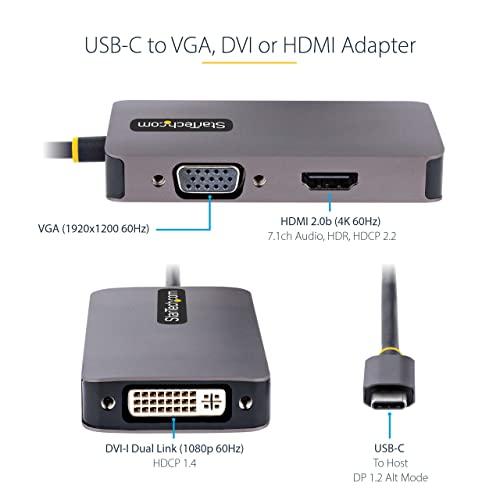 スターテック StarTech.com ディスプレイアダプター/USB Type-C接続/シングルモニター/4K60Hz HDMI/DVI/VGA/T｜lacachette｜03