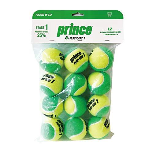 Prince(プリンス) キッズ テニス PLAY+STAY ステージ1 グリーンボール(12球入り) 7G321｜lacachette｜04