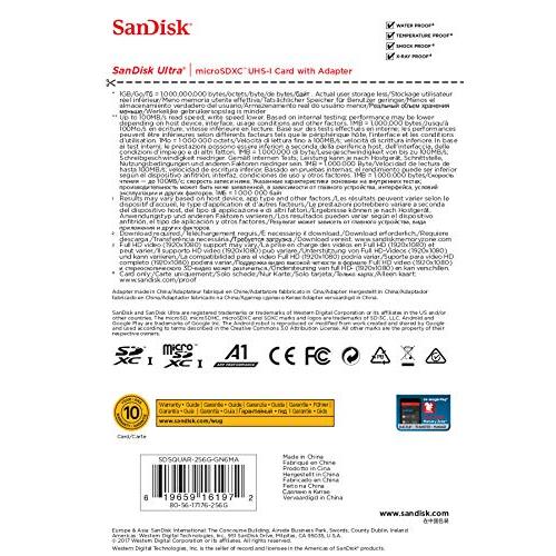 SanDisk Ultra microSDXC 256GB アダプター付き SDSQUAR-256G-GN6MA｜lacachette｜02