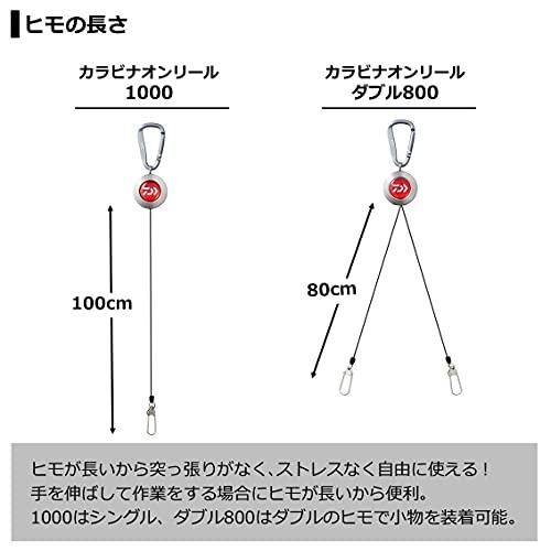 ダイワ カラビナオンリール ダブル800 ブルー｜lacachette｜03