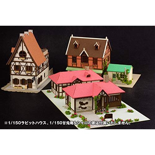 アニテクチャー04 ご注文はうさぎですか? BLOOM Hot Bakery & ココアの実家 1/150スケール ペーパークラフト PP097｜lacachette｜07