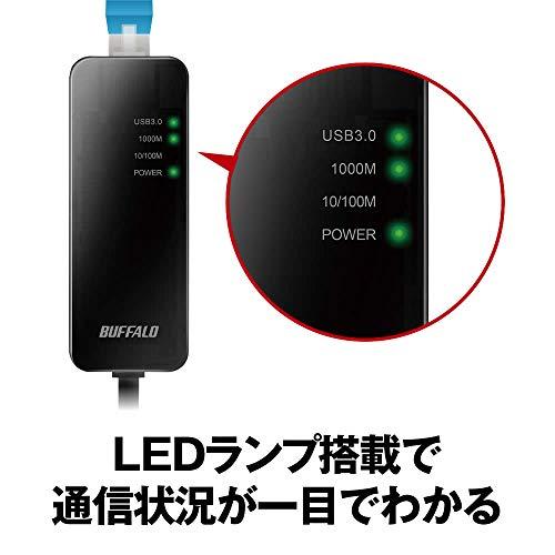 BUFFALO 有線LANアダプター LUA4-U3-AGTE-BK ブラック Giga USB3.0対応 【Nintendo Switch動作確認済｜lacachette｜08