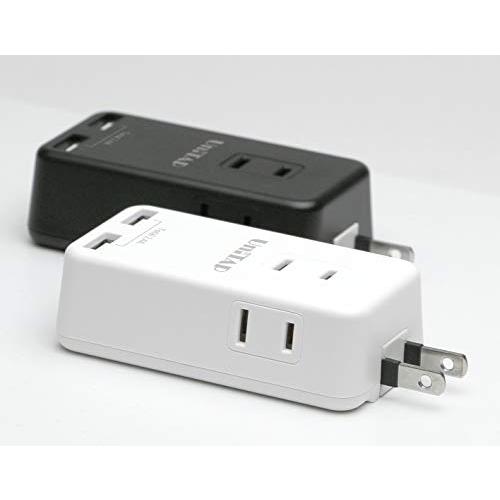 プリンストン USB給電ポート2ポート(最大2.4A)+電源タップ3口(最大1400W)搭載コンパクトOAタップ「Unitap」 ホワイト PPS-U｜lacachette｜04