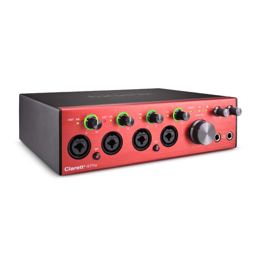 【売約済み】focusrite clarett+ 4pre 箱あり定価9.9万円 Focusrite Clarett+ 4Pre : La Casa Acustica - 通販 - Yahoo!ショッピング