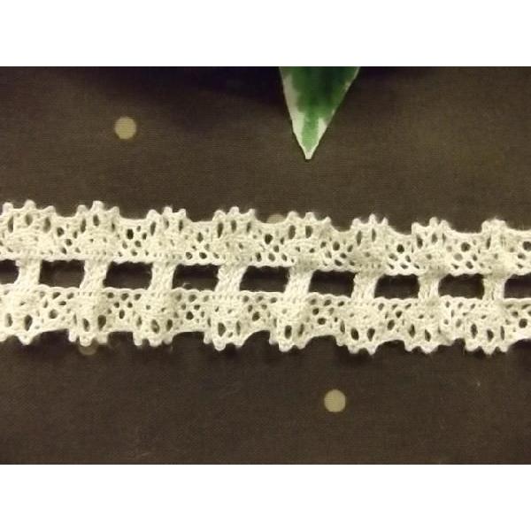 手芸 トーションレース フリルレース リボン通し 麻レース 1m〜 【日本