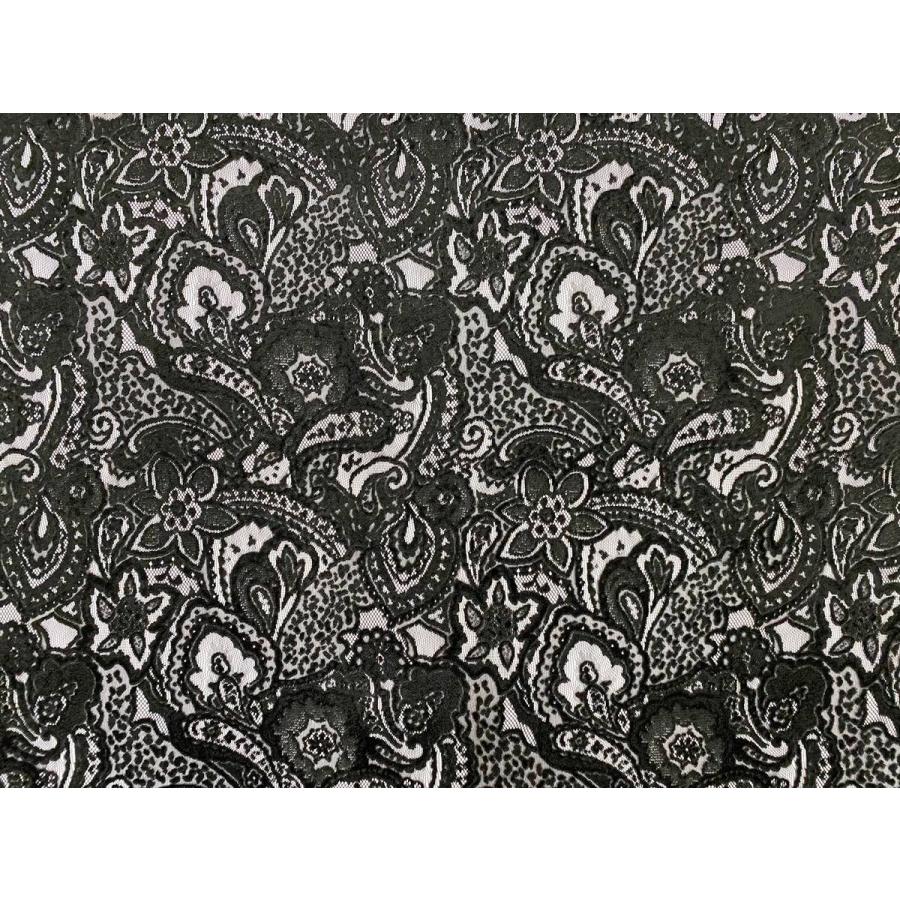 ペイズリー柄 ベロアレース 生地 No 1072y 100cm巾 50cm単位販売 日本製 Taiyo 1072y 株式会社 太陽 通販 Yahoo ショッピング