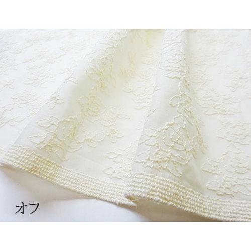 国産　コットン100％バラ柄刺繍生地　(7色)　【1個96ｃｍｘ50ｃｍ】　4個までネコポス可能　KLM24｜laceya｜05