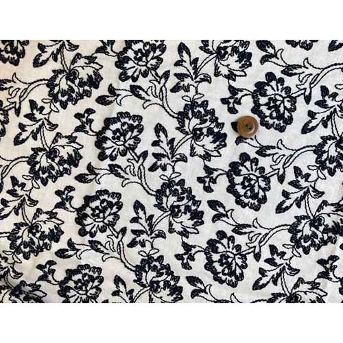 太糸刺繍糸の花柄クラシカルフラワーレース生地（4色）【1個