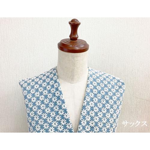 ぽってりかわいい小花の刺繍生地 レース生地 国産 （7色）【1個