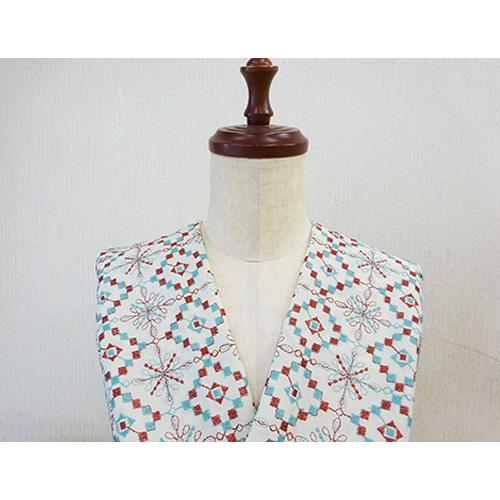 タイル模様 カラフルレース生地 【1個92cmx50cm】3個までネコポス