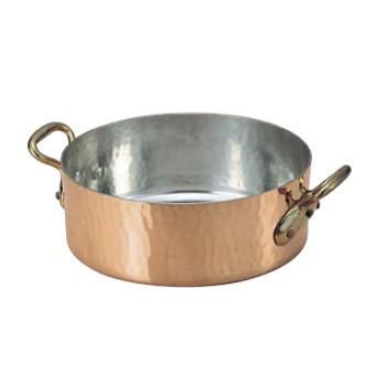 平鍋 （蓋無） 銅製 モービル 2152-02 32cm