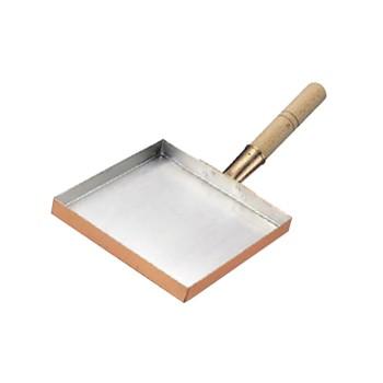 （エッグパン）玉子焼 関東型 薄焼用 銅製 15cm