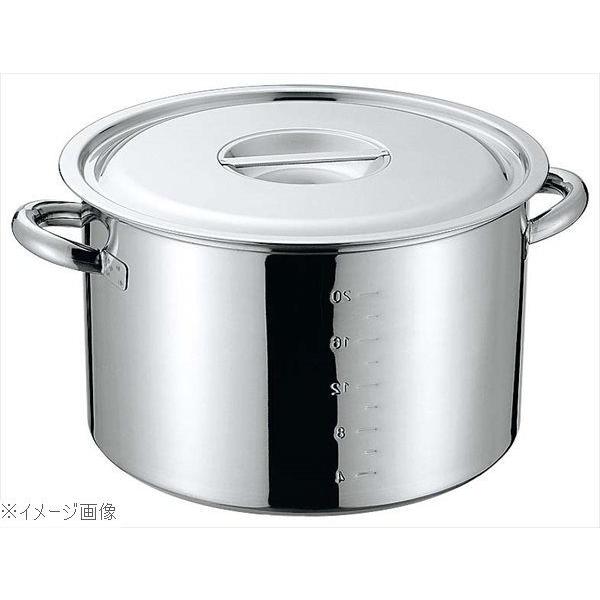 クローバー 電磁モリブデン 半寸胴鍋（目盛付）33cm : スタイル