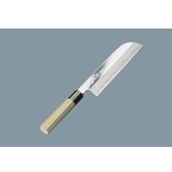 薄刃庖丁 鎌型 鏡面仕上 兼松作 18cm