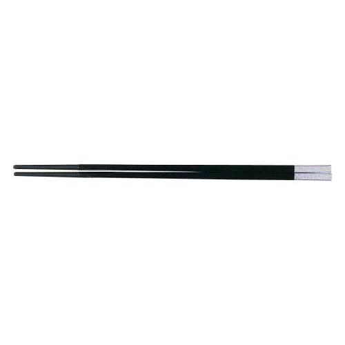 ＰＢＴ和洋中角箸 しろがね色（１０膳入） 黒 ８５９１５５６０ （TTY3602） 調理器具-キッチン、日用品、文具