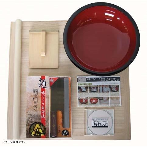 豊稔企販 普及型麺打セット そば・うどん麺打入門DVD付 A-1200 