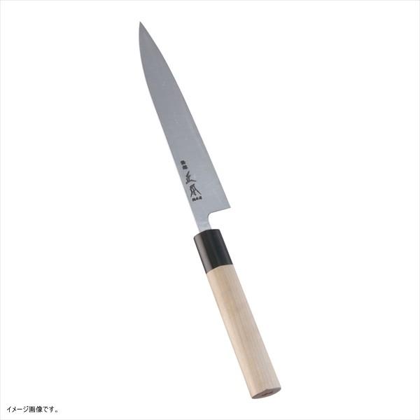 正本 本霞 玉白鋼 水牛柄ペティーナイフ (両刃)16.5cm
