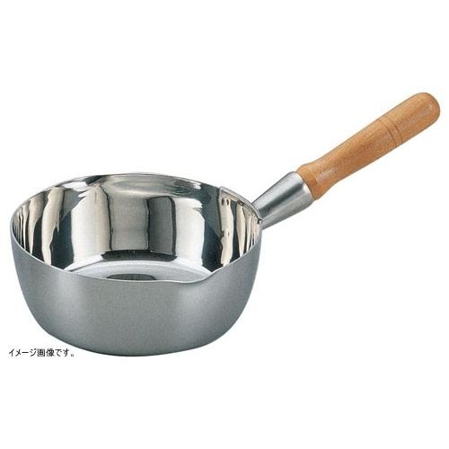 K 三層鋼 雪平鍋 21cm 本間製作所 K 三層鋼クラッド プラ柄