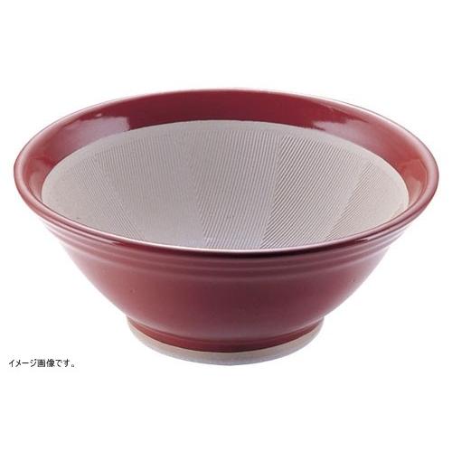 石見焼 すり鉢 6号 (直径18cm・すべり止め付) 赤茶色 : スタイル