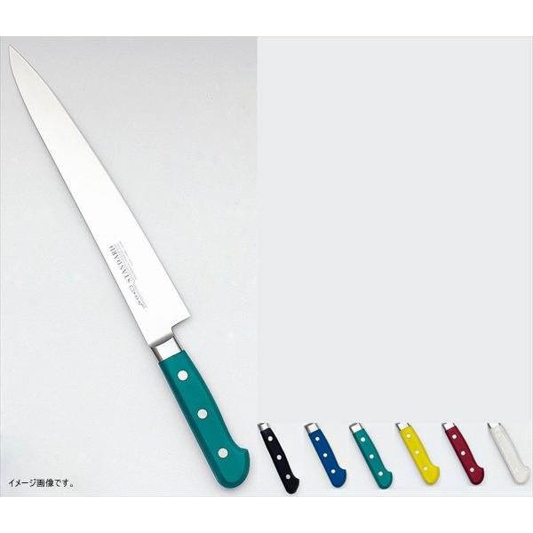 【A 1/13まで】 堺實光STD抗菌PC筋引（両刃） 24cm青56011 實光 堺實