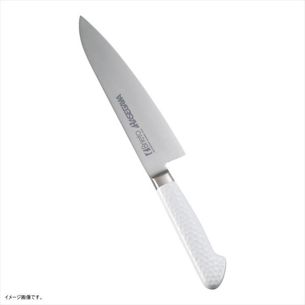 ハセガワ 抗菌カラー庖丁 牛刀 18cm ホワイト MGK-18