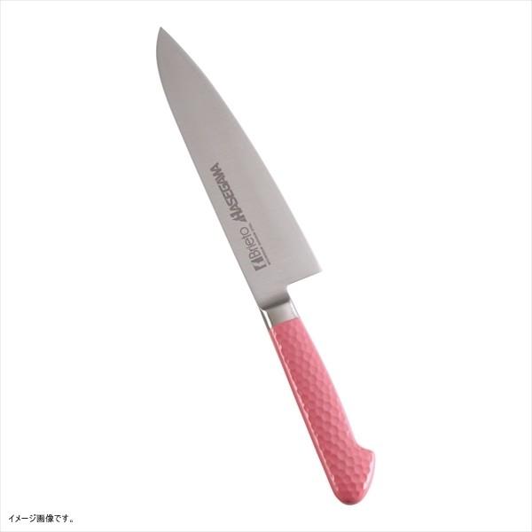 ハセガワ 抗菌カラー庖丁 牛刀 18cm ピンク MGK-18