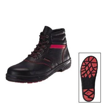 安全靴 SL22-R トリフタン 黒   赤 シモン 27cm