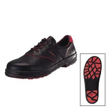 激安正規  / 黒 トリフタン SL11-R 安全靴 赤 25.5cm シモン 防水靴、耐油靴