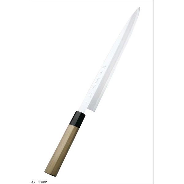 堺實光 紋鍛 刺身庖丁（片刃） 27cm
