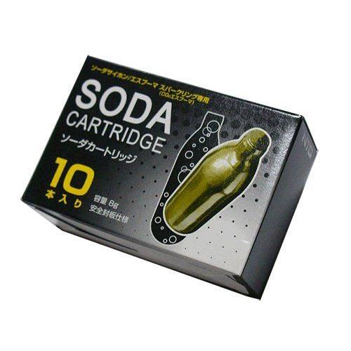 日本炭酸瓦斯 10本入り ） エスプーマ、デラックス ソーダサイフォン用