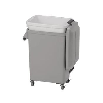 水切り厨房ペール CW-70 （キャスター付） グレー