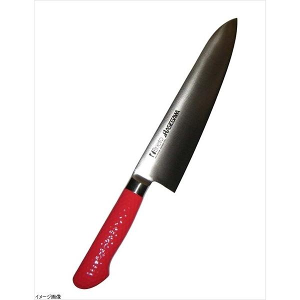 ハセガワ 抗菌色つやごはん炊き 牛刀 27珊 赤いこと MGK-27 調理器具-キッチン、日用品、文具-牛刀